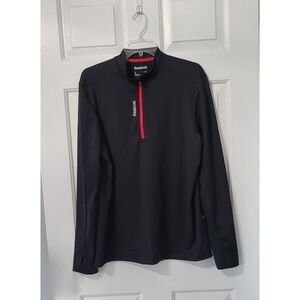 Reebok Essentials Running‎ Jacket 1/4 Zip Lightweight Wicking Men's Size Large